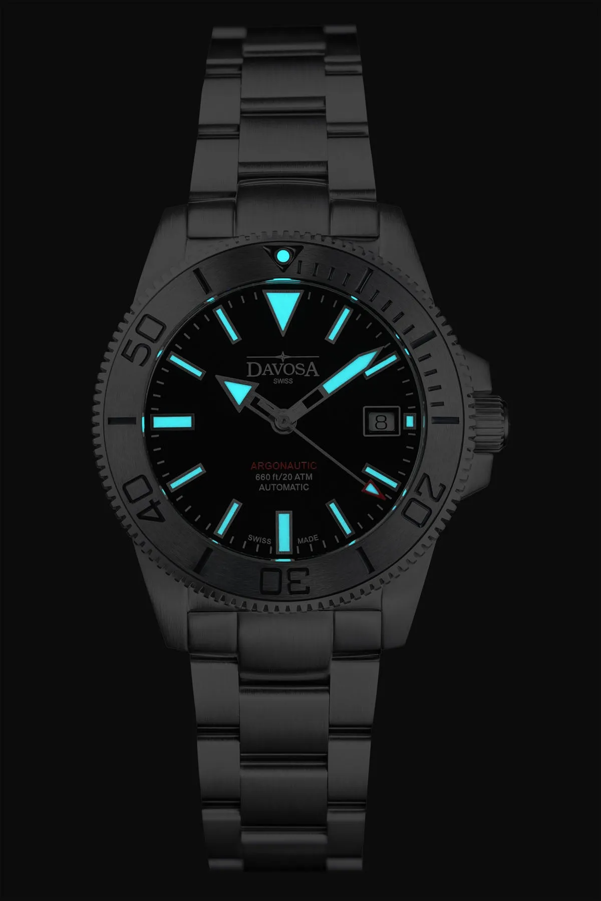 Argonautic 39 Automatic 200m Beyond Steel Black Men's Diver Watch 16153220