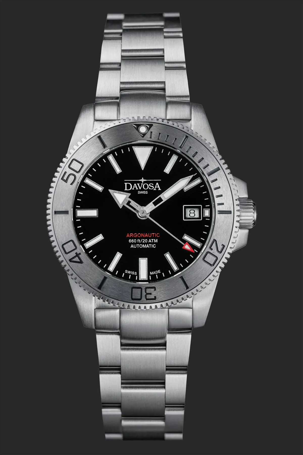 Argonautic 39 Automatic 200m Beyond Steel Black Men's Diver Watch 16153220