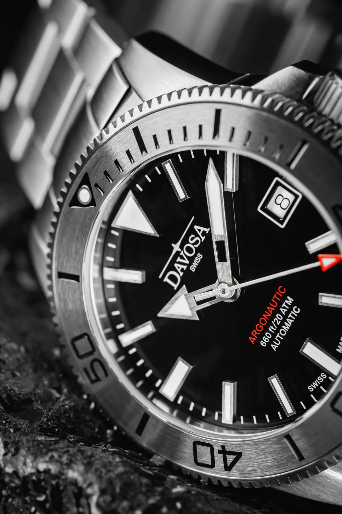 Argonautic 39 Automatic 200m Beyond Steel Black Men's Diver Watch 16153220