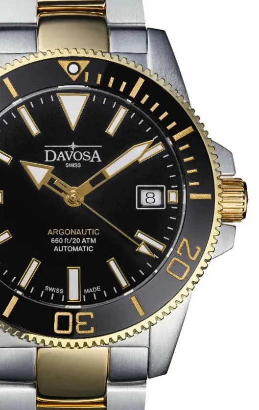 Argonautic 39 Automatic 200m Black Gold Men's Diver Watch 16153350