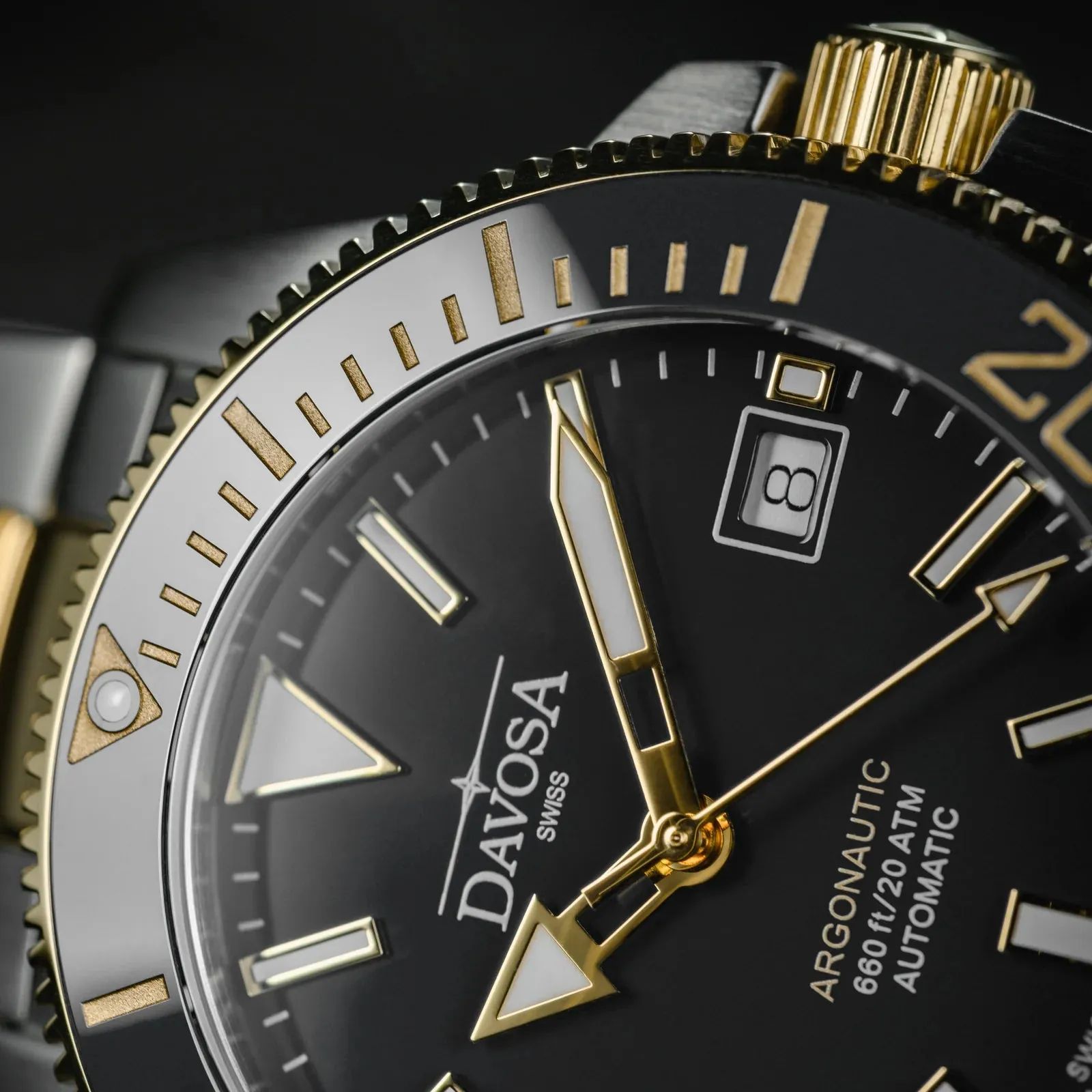 Argonautic 39 Automatic 200m Black Gold Men's Diver Watch 16153350
