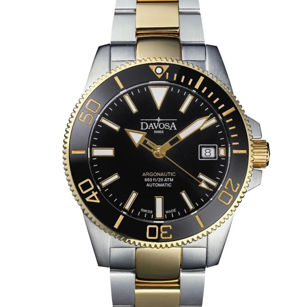 Argonautic 39 Automatic 200m Black Gold Men's Diver Watch 16153350