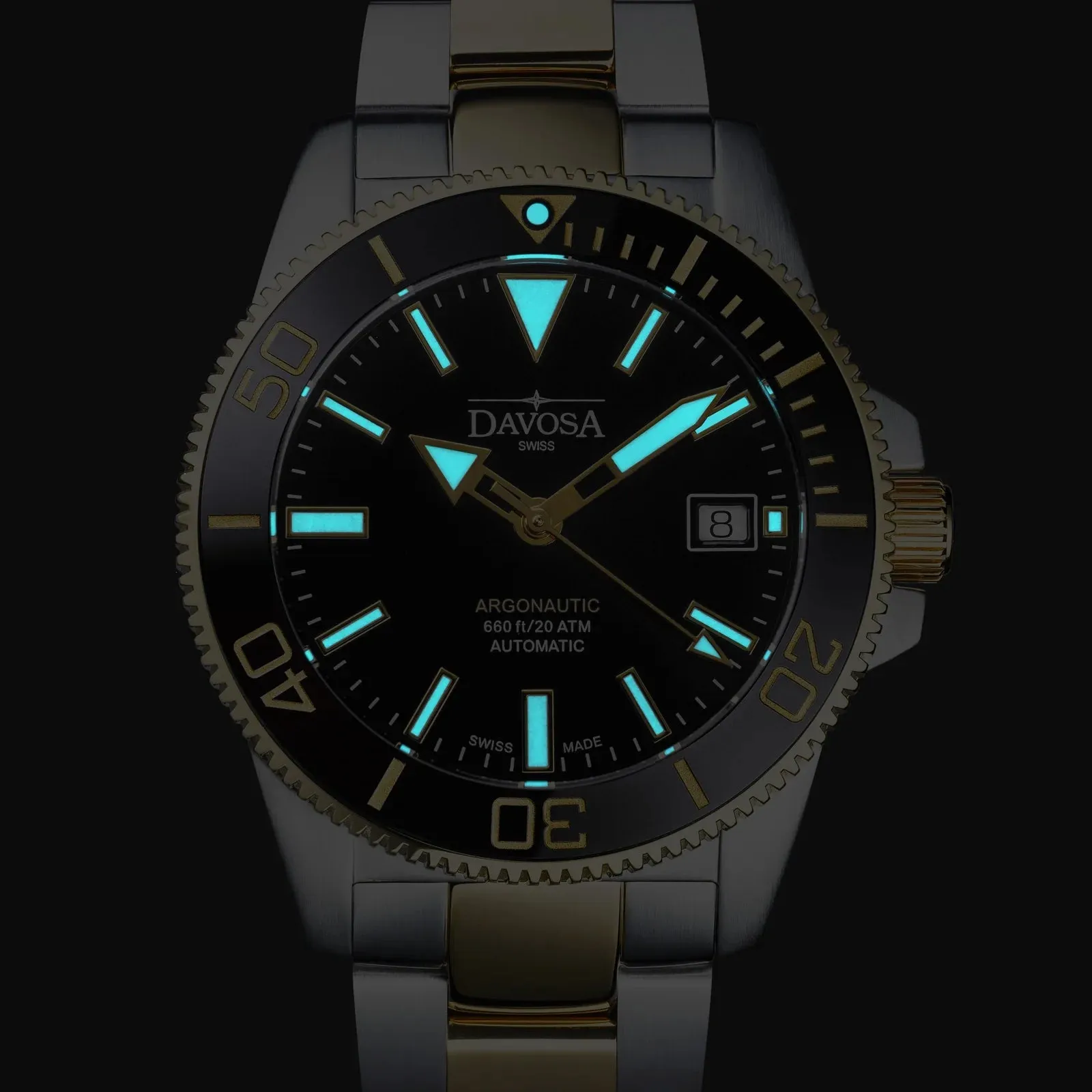 Argonautic 39 Automatic 200m Black Gold Men's Diver Watch 16153350