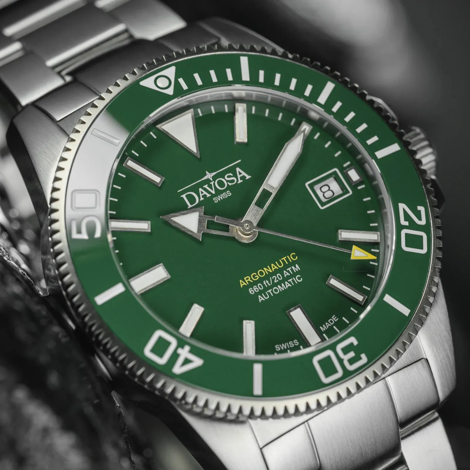Argonautic 39 Automatic 200m Green Men's Diver Watch 16153270