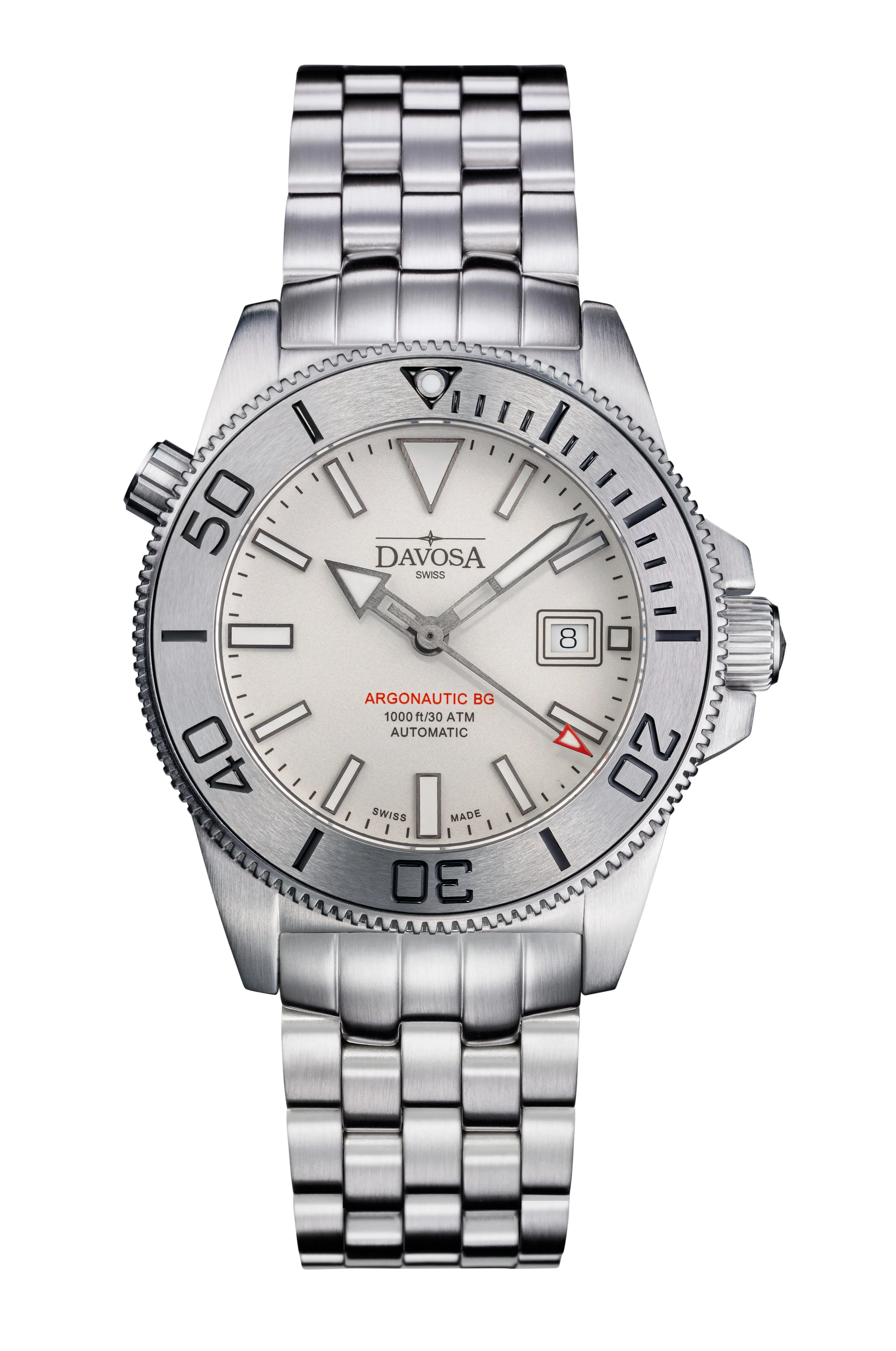 Argonautic BGBS Automatic 300m White Men's Diver Watch 16152801