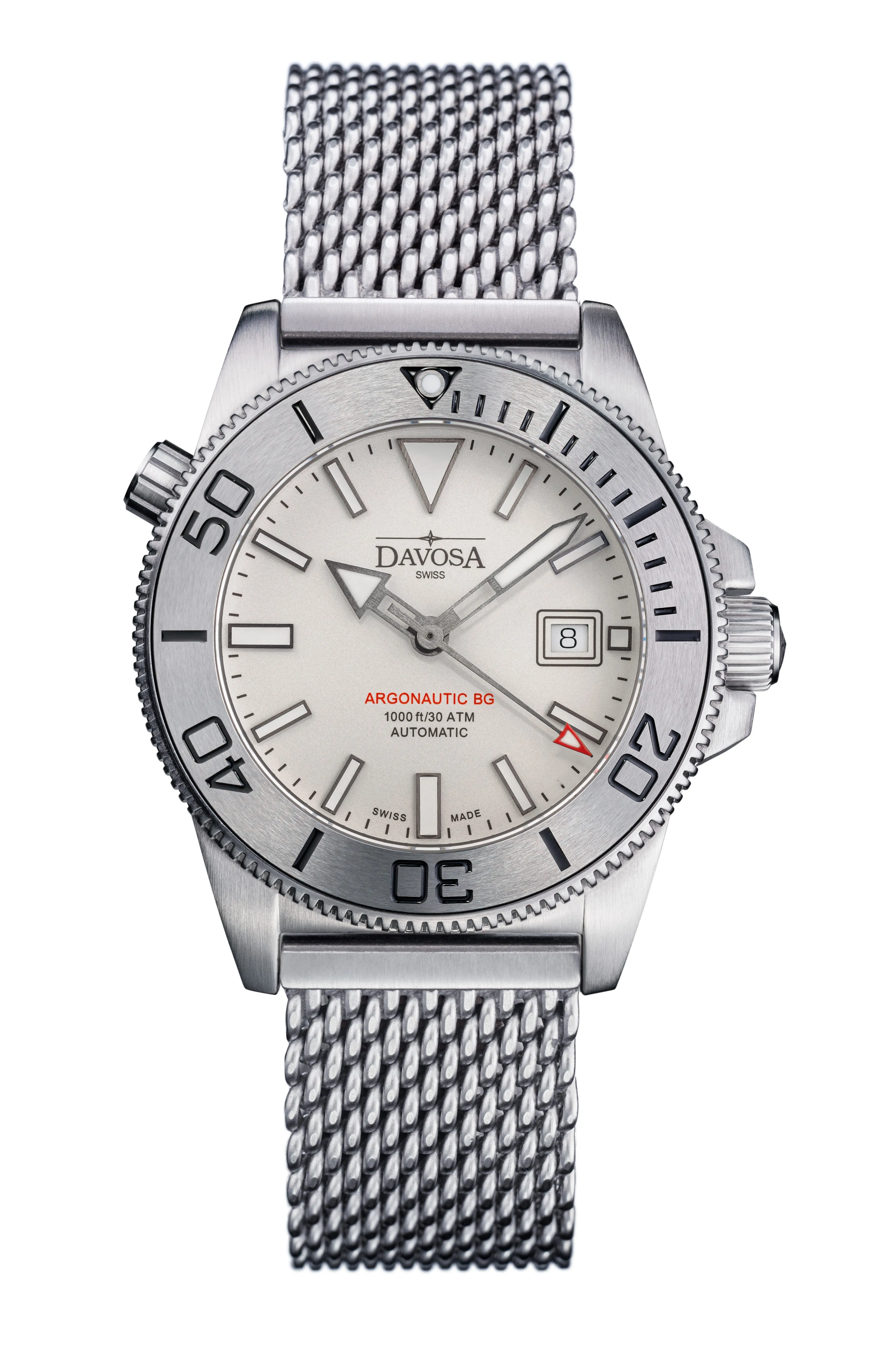 Argonautic BGBS Automatic 300m White Men's Diver Watch 16152811