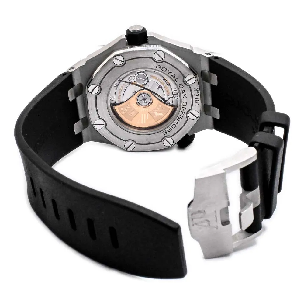 Audemars Piguet Men's Stainless Steel 42mm White Stick Dial Watch Reference #: 15710ST.OO.A002CA.02