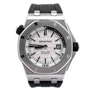 Audemars Piguet Men's Stainless Steel 42mm White Stick Dial Watch Reference #: 15710ST.OO.A002CA.02