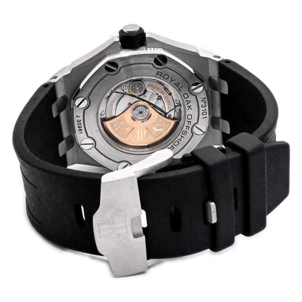 Audemars Piguet Men's Stainless Steel 42mm White Stick Dial Watch Reference #: 15710ST.OO.A002CA.02