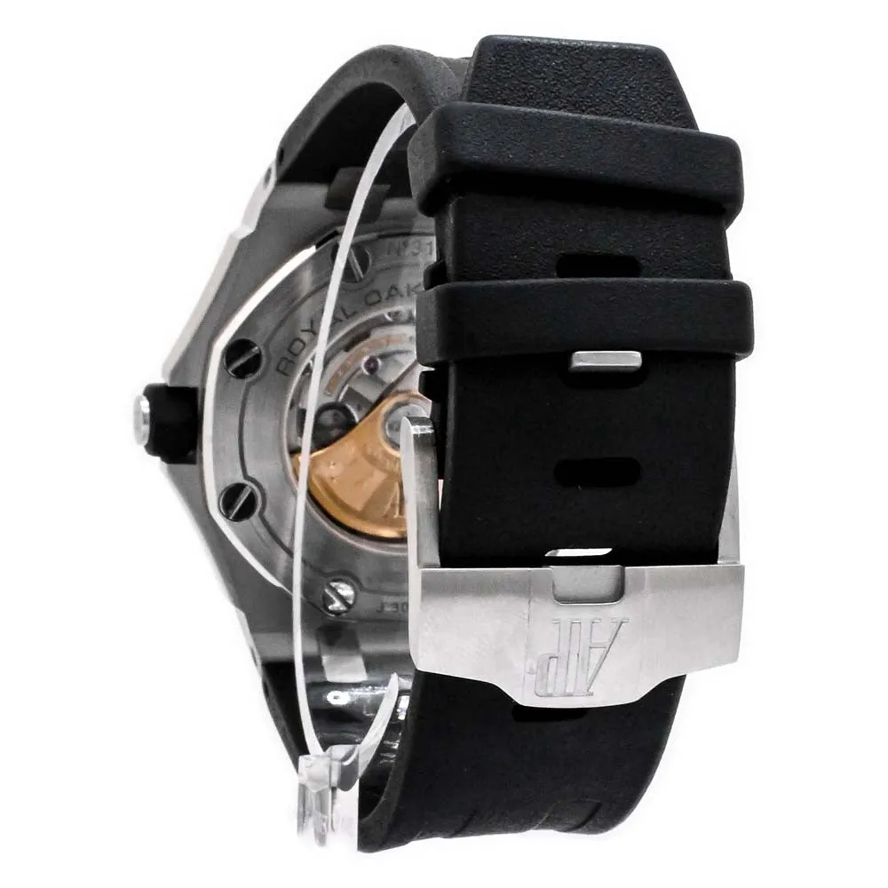 Audemars Piguet Men's Stainless Steel 42mm White Stick Dial Watch Reference #: 15710ST.OO.A002CA.02