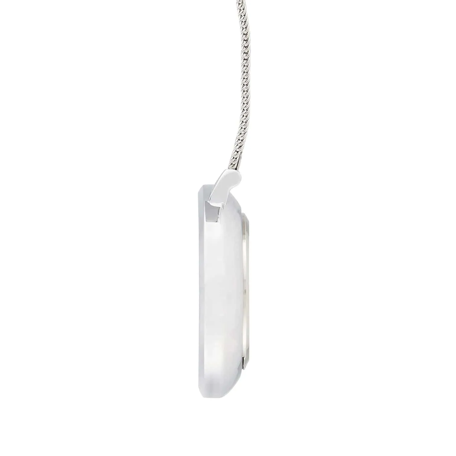 Aurora White/Silver Mesh Nurse Fob Watch