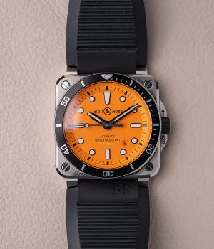Bell & Ross BR 03-92 Diver Orange BR0392-D-O-ST/SRB
