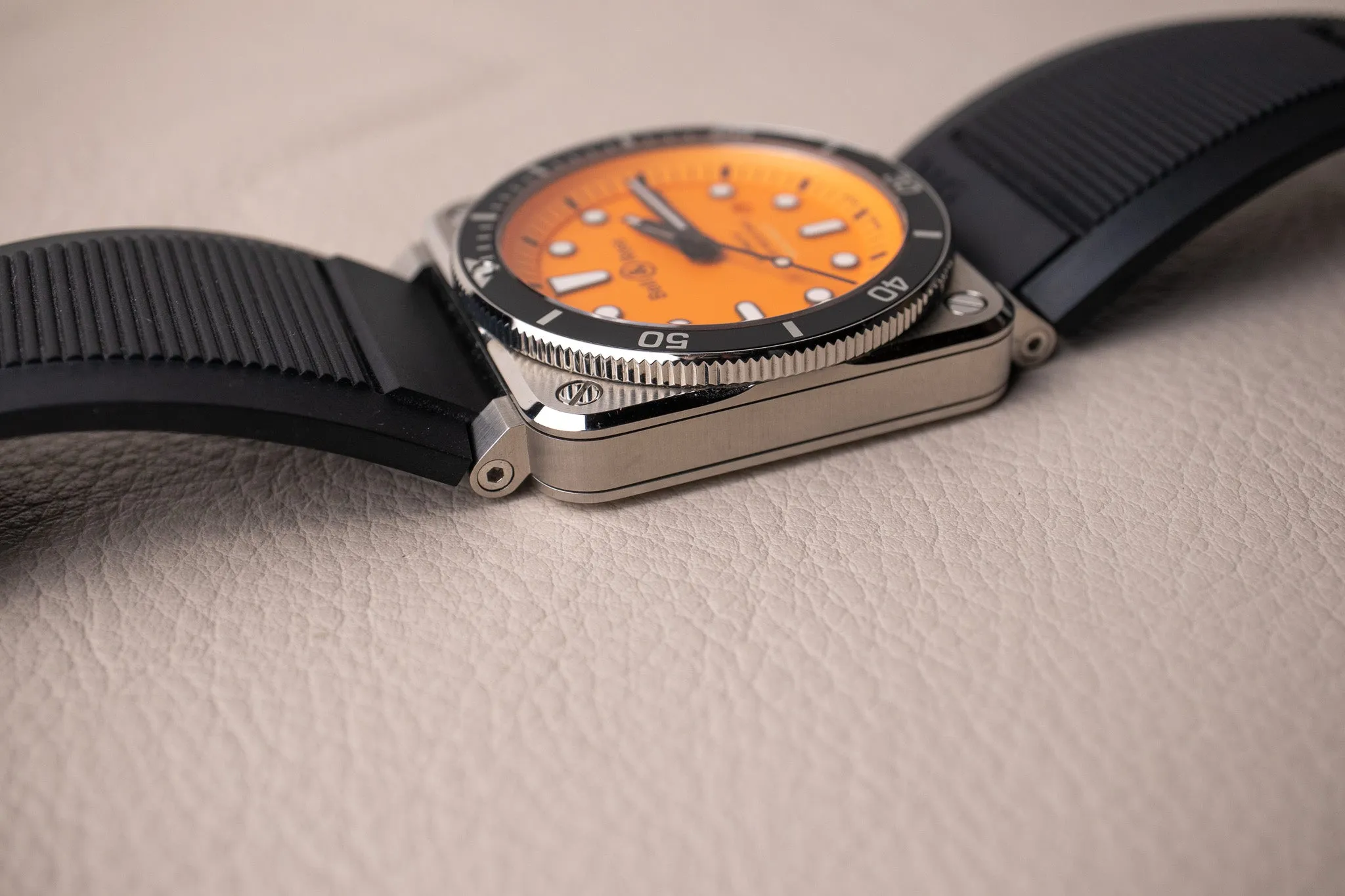 Bell & Ross BR 03-92 Diver Orange BR0392-D-O-ST/SRB