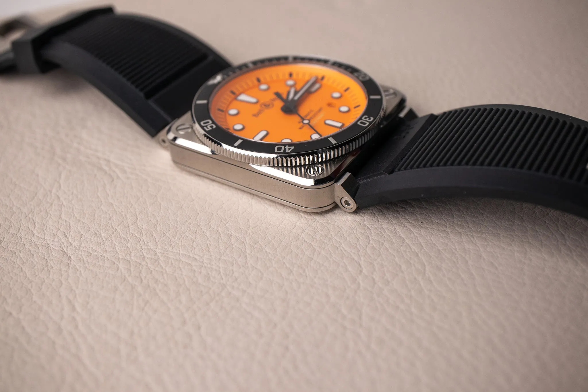 Bell & Ross BR 03-92 Diver Orange BR0392-D-O-ST/SRB