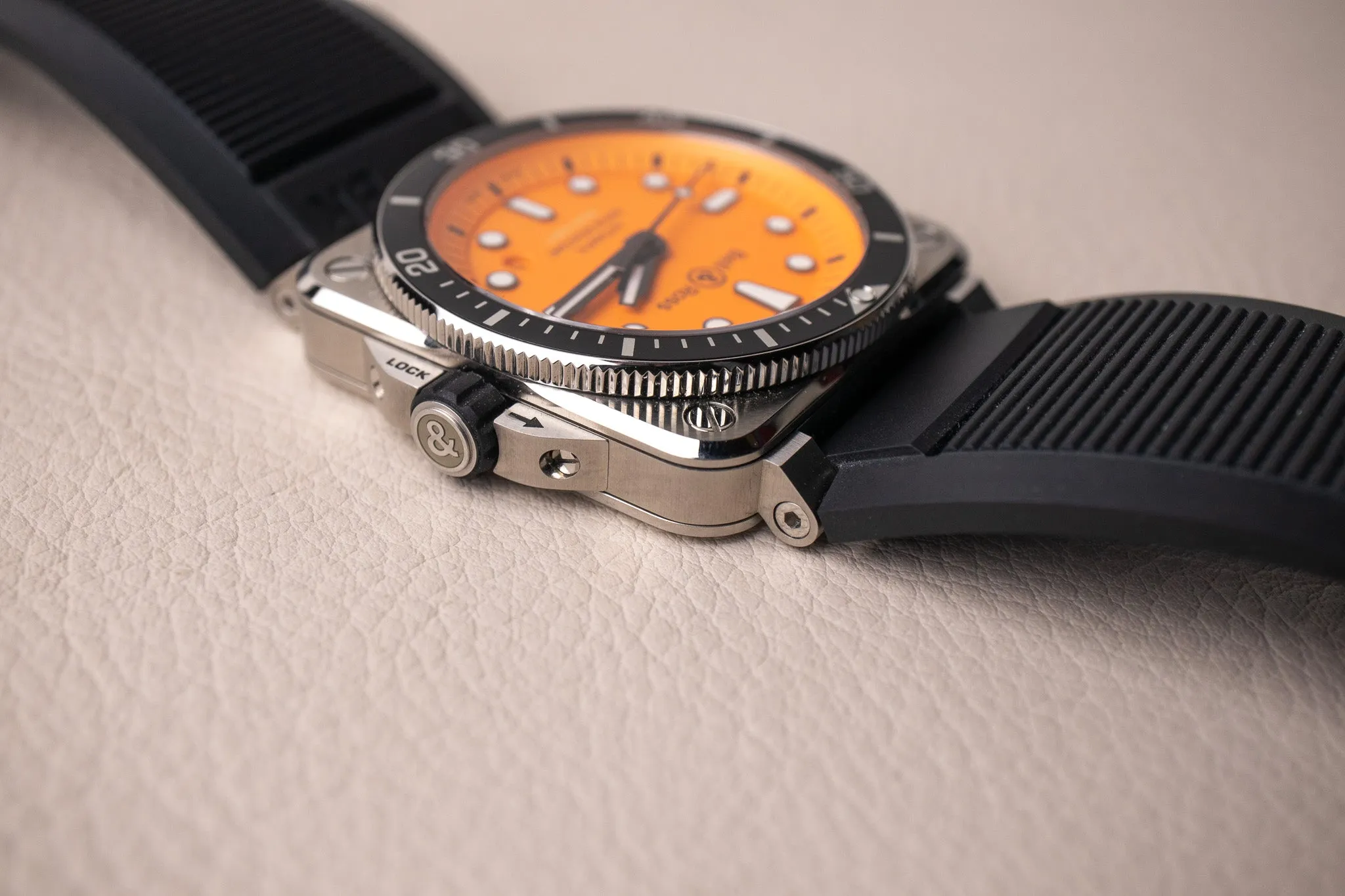 Bell & Ross BR 03-92 Diver Orange BR0392-D-O-ST/SRB