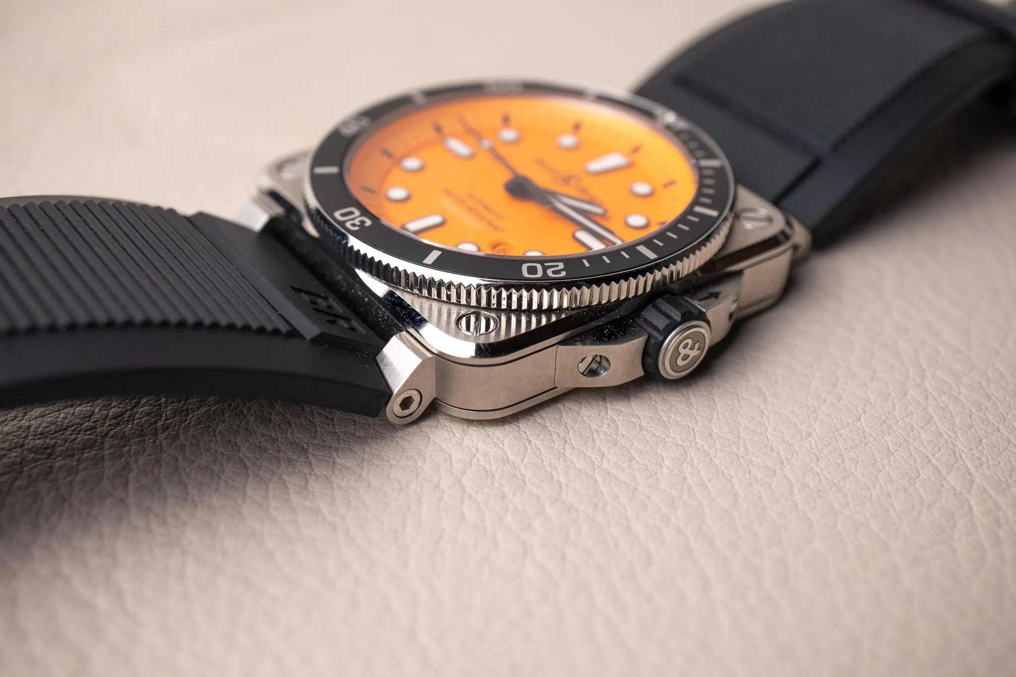 Bell & Ross BR 03-92 Diver Orange BR0392-D-O-ST/SRB