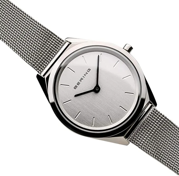 BERING Time | Unisex Slim Watch 17031-000 | 31MM Case | Ultra Slim Collection | Stainless Steel Strap | Scratch-Resistant Sapphire Crystal | Minimalistic - Designed in Denmark