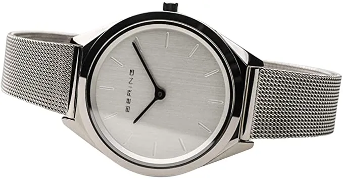 BERING Time | Unisex Slim Watch 17031-000 | 31MM Case | Ultra Slim Collection | Stainless Steel Strap | Scratch-Resistant Sapphire Crystal | Minimalistic - Designed in Denmark