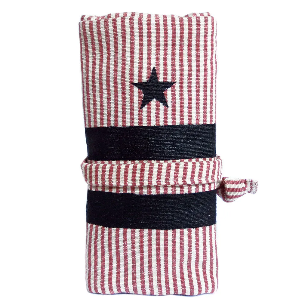 black stars & bars watch roll
