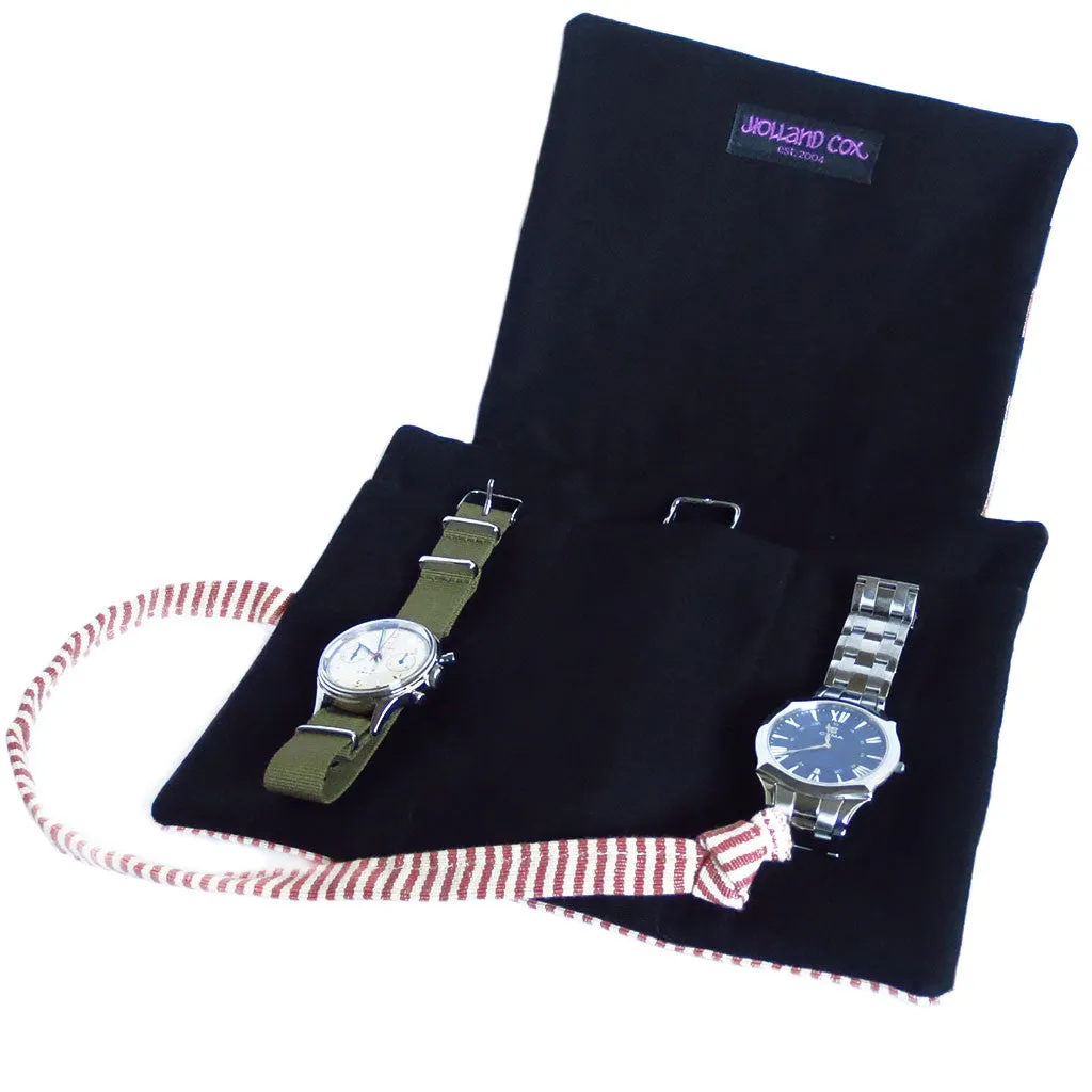 black stars & bars watch roll