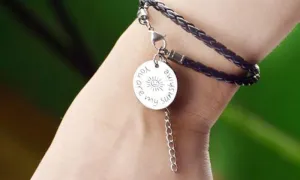 Boho-Chic "You Are My Sunshine" Engraved Bracelet