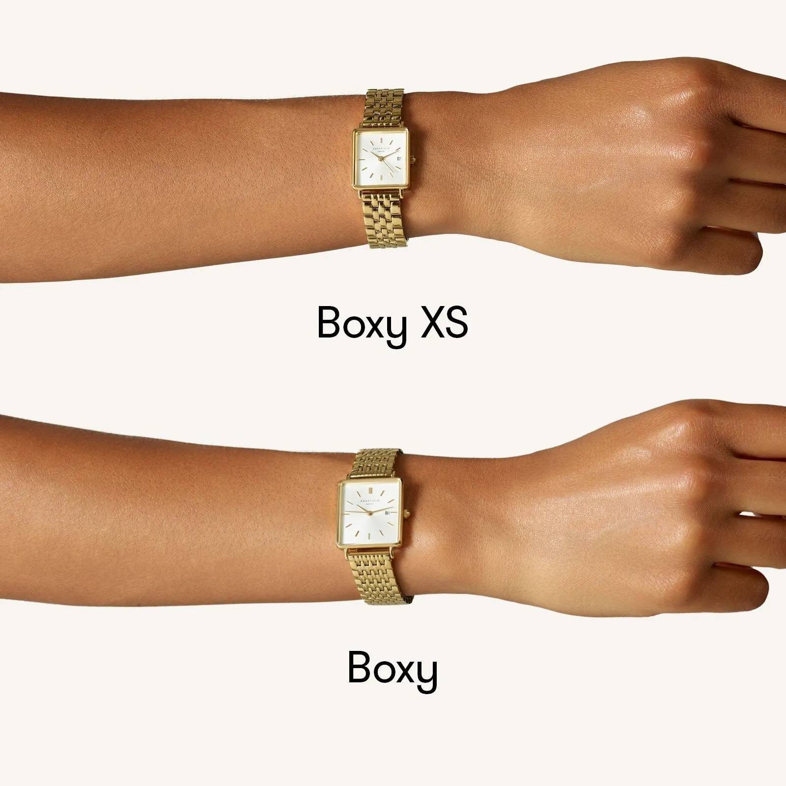 Boxy Rose Gold Mesh