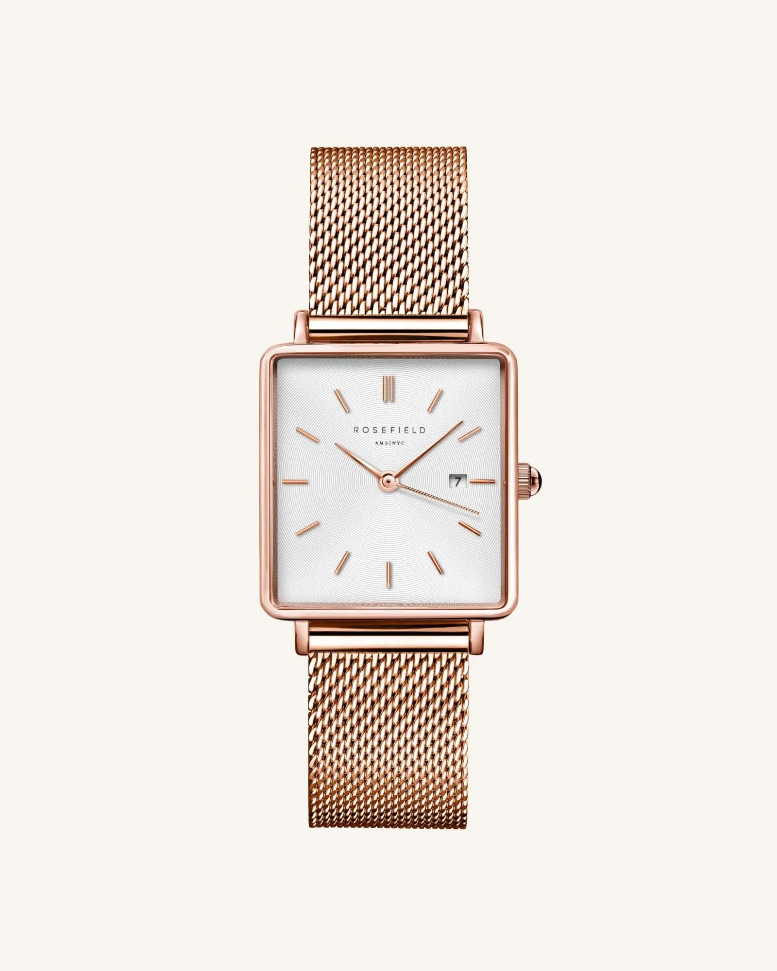 Boxy Rose Gold Mesh