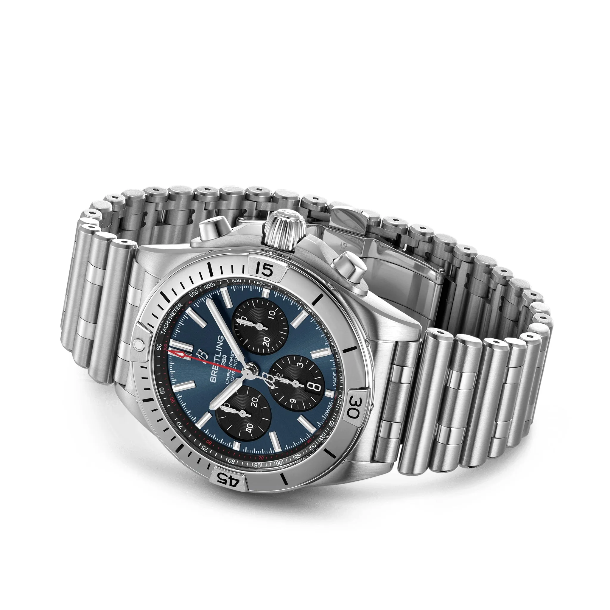 Breitling Chronomat B01 42 Steel with Blue Dial