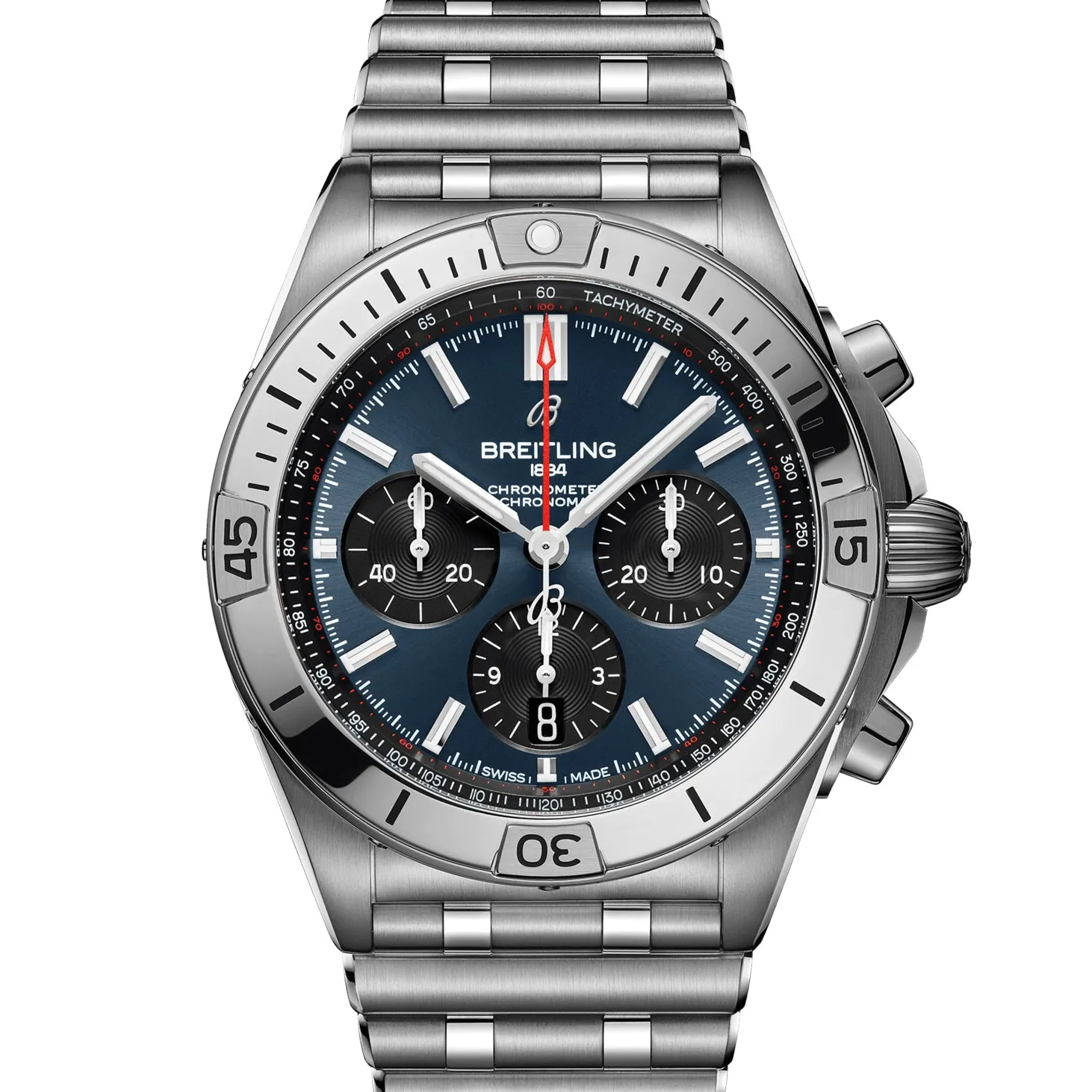 Breitling Chronomat B01 42 Steel with Blue Dial