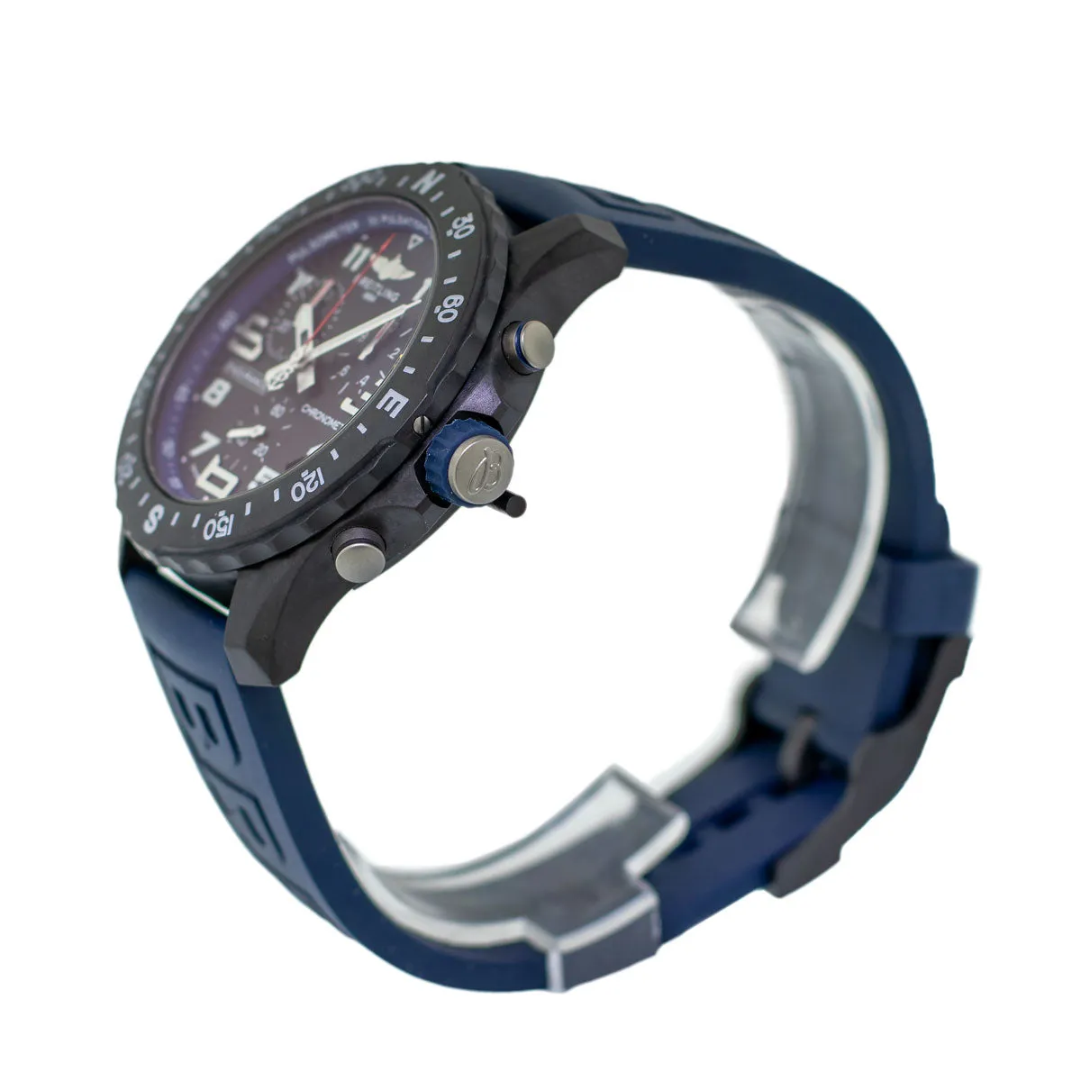 Breitling Endurance Pro 44mm Breitlight® Black Arabic Dial Black and Blue Bezel X82310