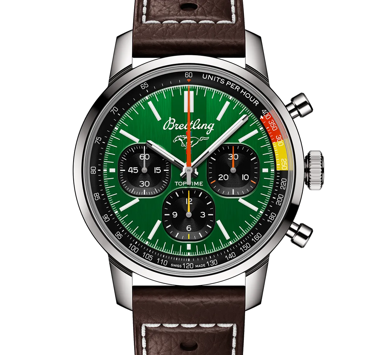 Breitling Top Time B01 Ford Mustang 41mm Watch with Green Dial