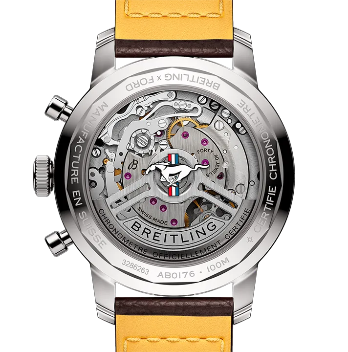 Breitling Top Time B01 Ford Mustang 41mm Watch with Green Dial