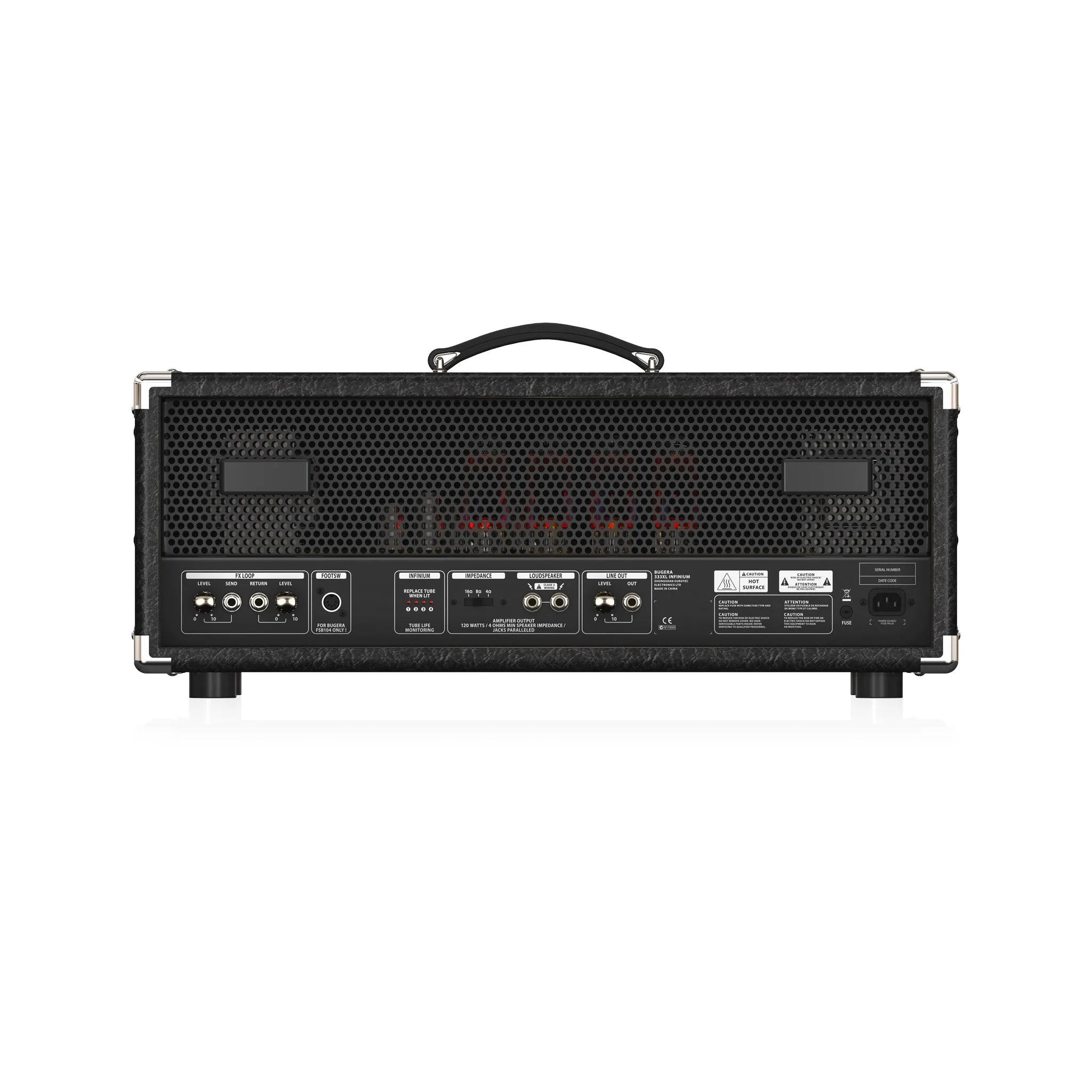 Bugera 333XL Infinium 120W 3-Channel Tube Guitar Head