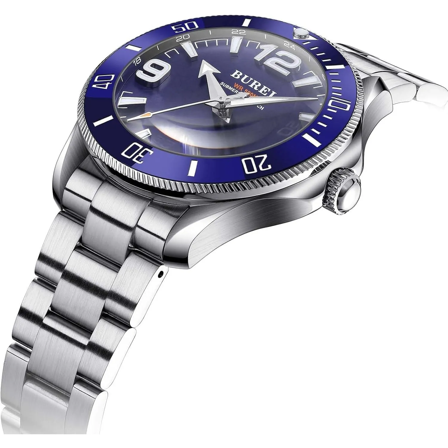 BUREI Diving Automatic Watch for Men,500M Waterproof Luxury Watches for Men,Gift for Men.