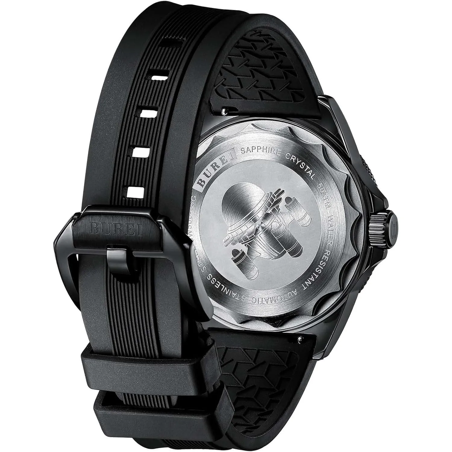 BUREI Diving Automatic Watch for Men,500M Waterproof Luxury Watches for Men,Gift for Men.