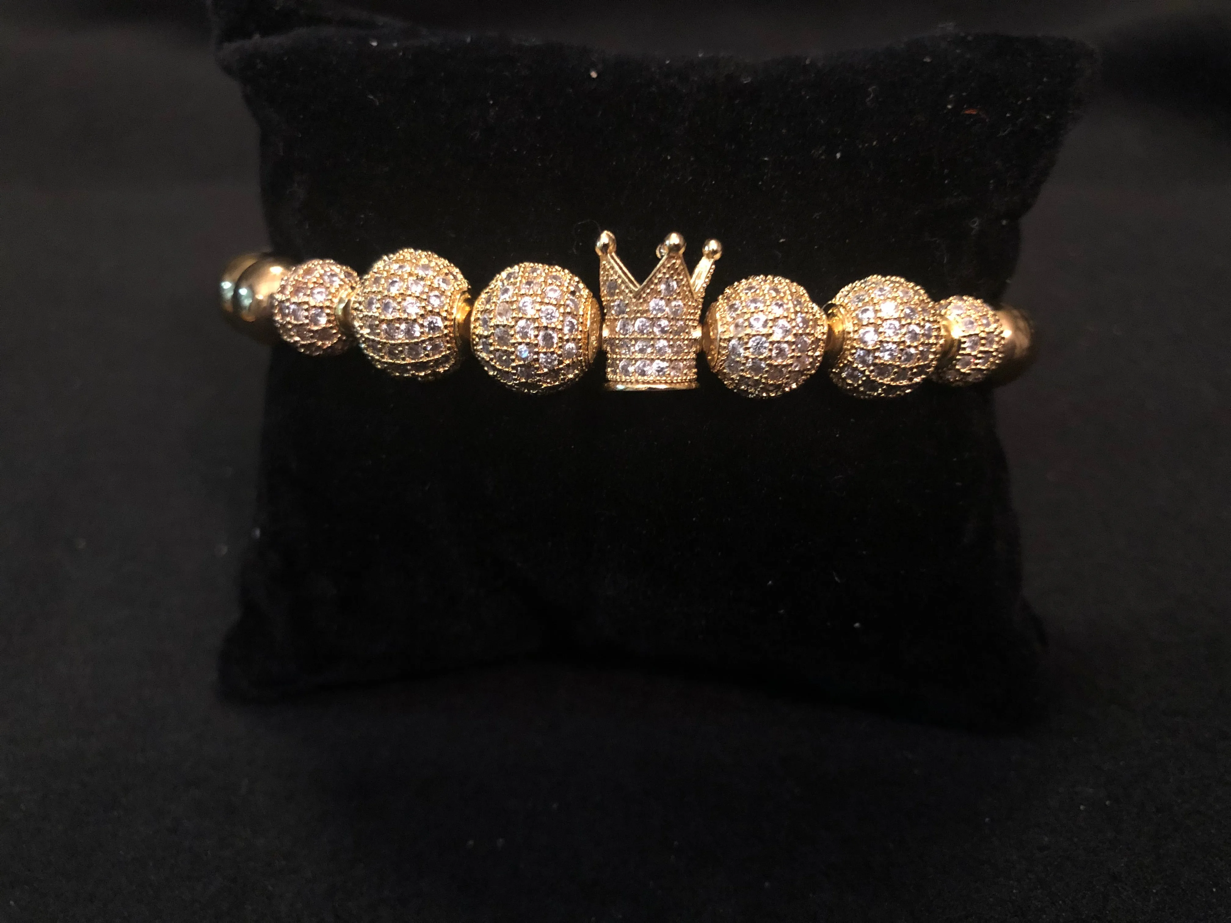 Bury Me In Gold Crown Jr. Bracelet