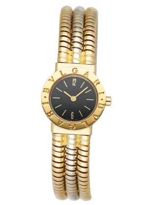Bvlgari Tubogas BB232T 18K Yellow & White Gold Ladies Watch