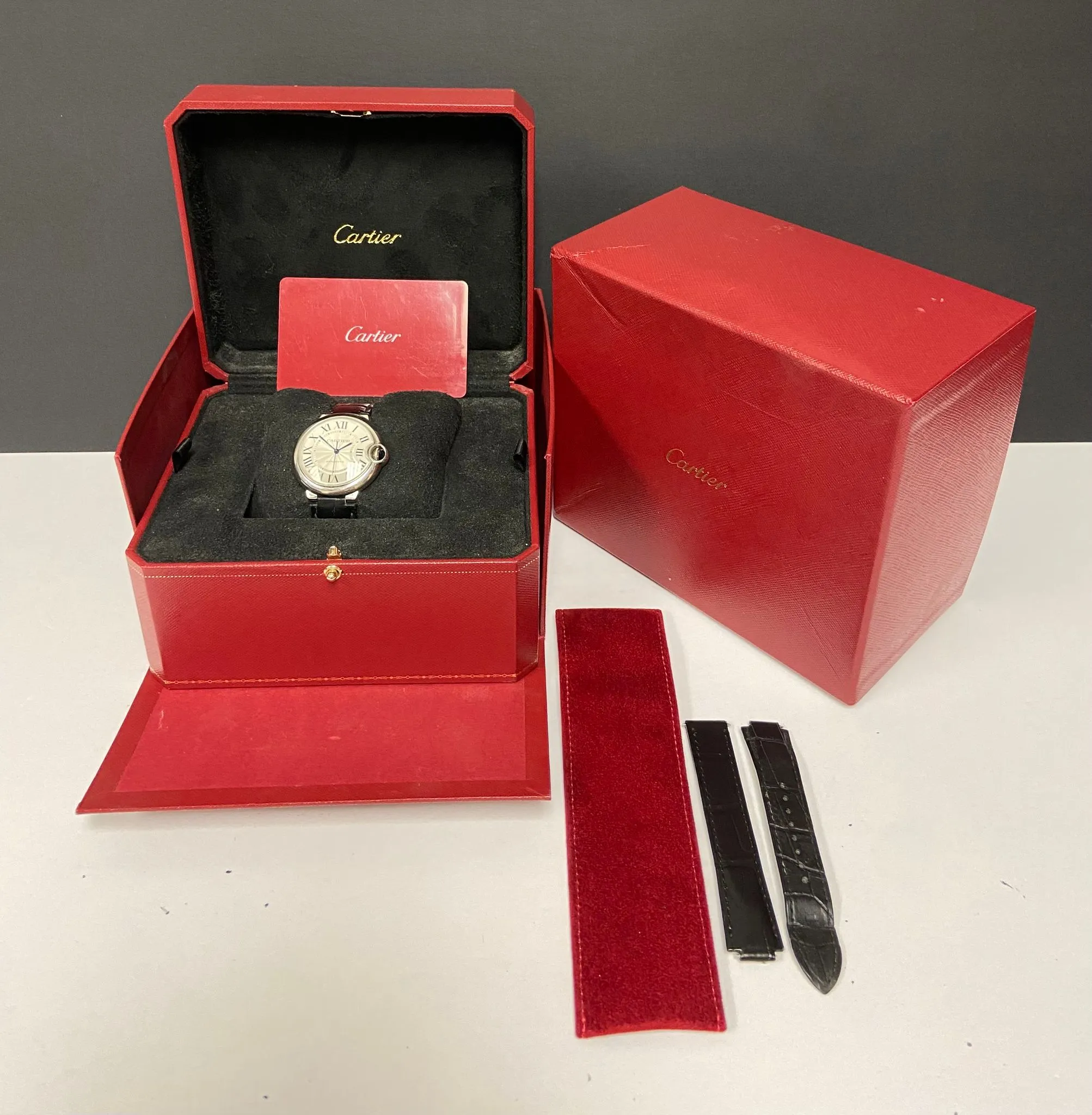 Cartier Ballon Bleu 36mm WSBB0028  Silver Dial Automatic Watch