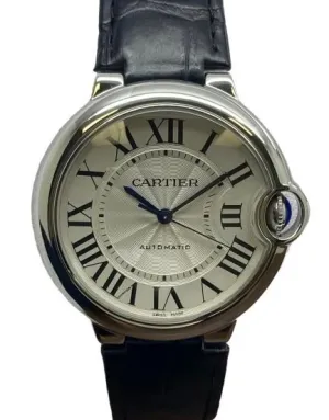 Cartier Ballon Bleu 36mm WSBB0028  Silver Dial Automatic Watch