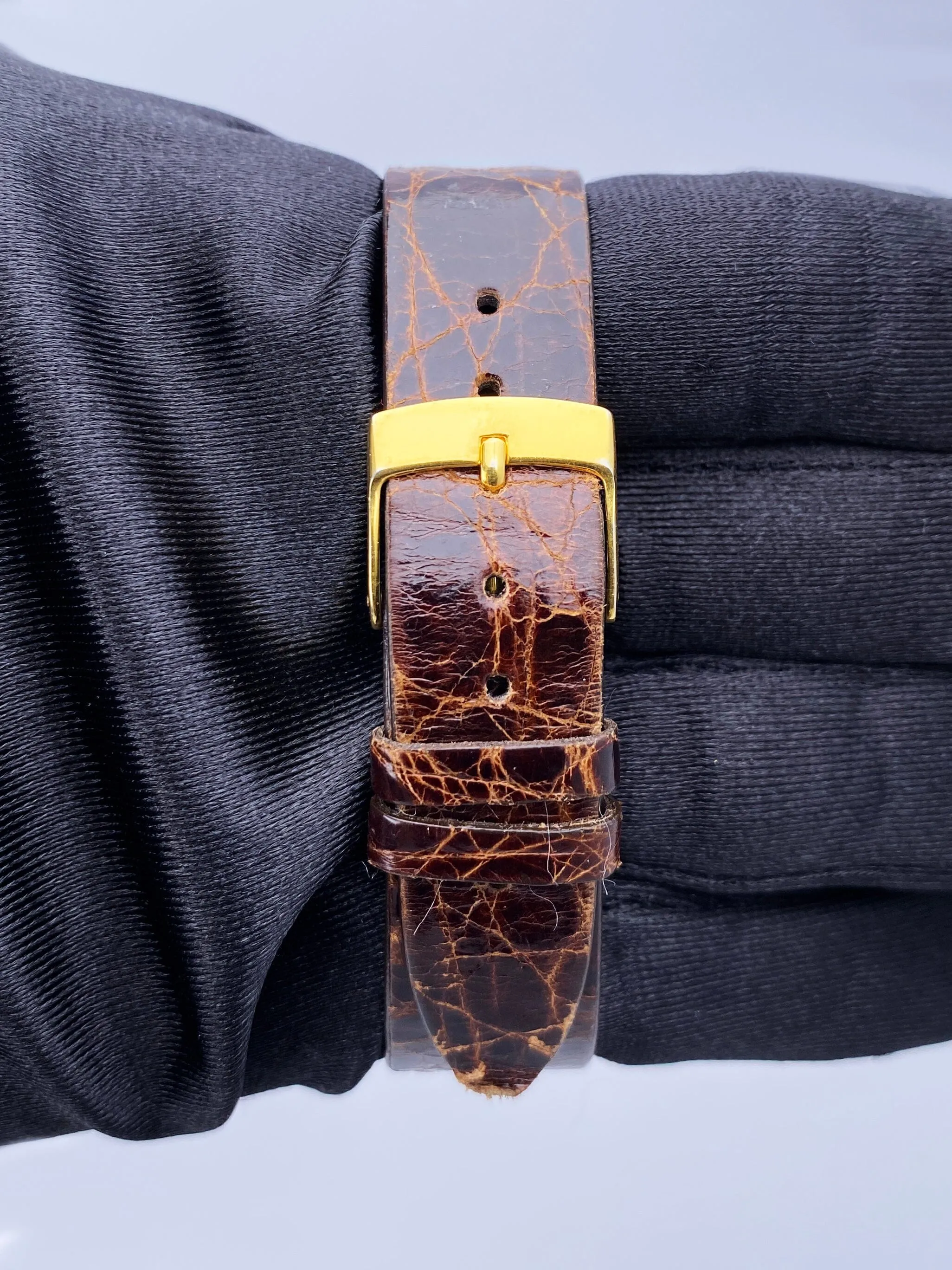Cartier Tank 13433 Patek Movement Yellow Gold Ladies Watch