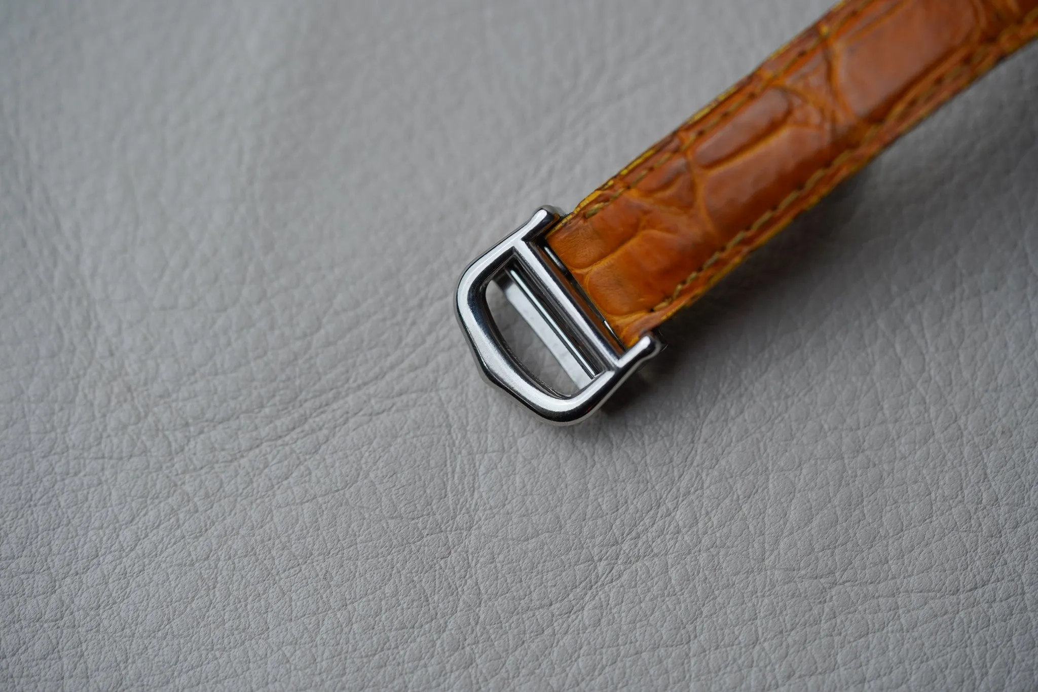 Cartier Tank Must de Cartier Small Mosiac Checkerboard Orange 2416