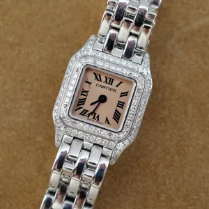 Cartier White Gold Panther Mini Ref. WF3244F3 (New Arrival)