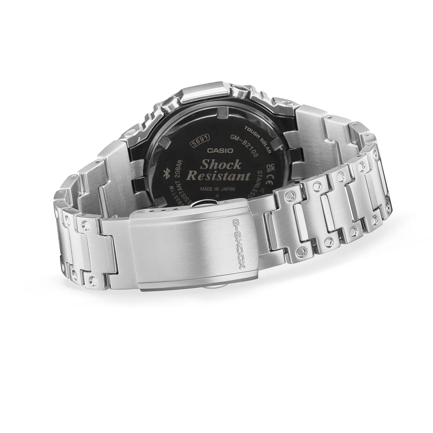 Casio G-Shock 2100 Full Metal Silver Blue Purple GMB2100PC-1A
