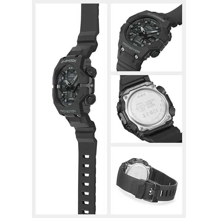 CASIO G-SHOCK BLUETOOTH ANALOG DIGITAL ALL BLACK MEN WATCH GA-B001-1AJF