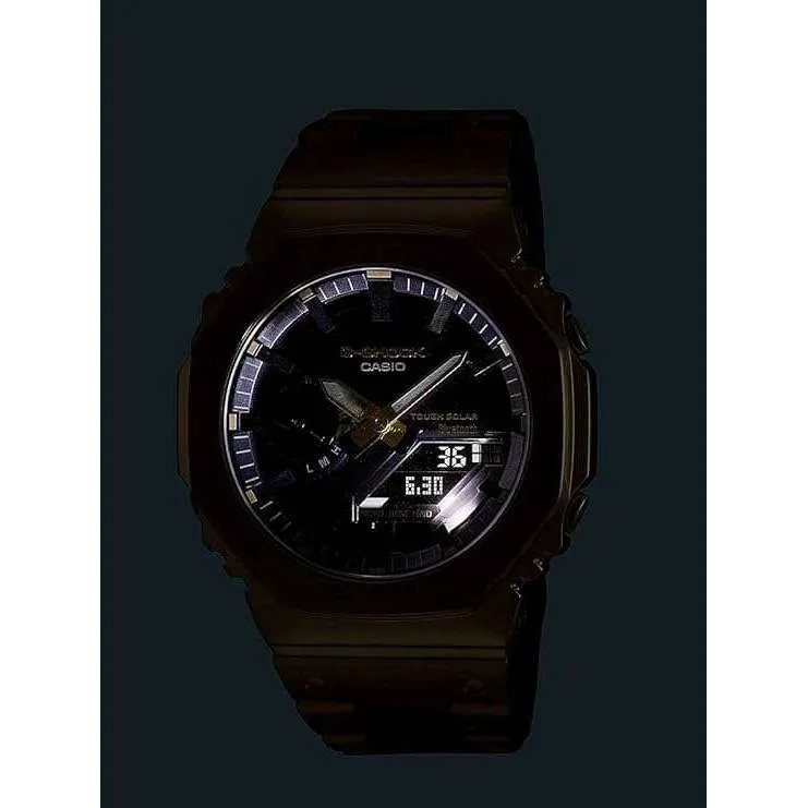 CASIO G-SHOCK BLUETOOTH FULL METAL SOLAR GOLD & BLACK MEN WATCH GM-B2100GD-9AJF