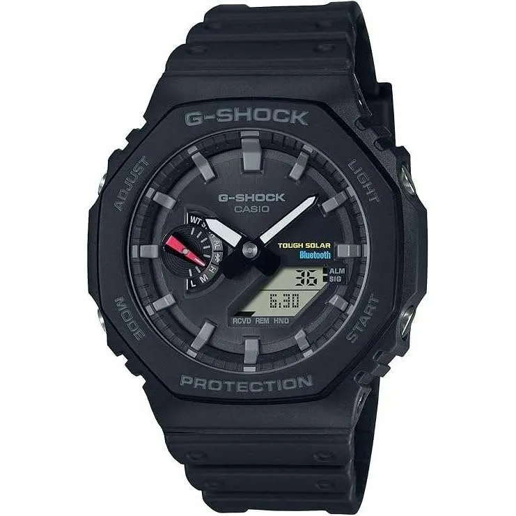 CASIO G-SHOCK BLUETOOTH SOLAR ANALOG DIGITAL BLACK MEN WATCH GA-B2100-1AJF