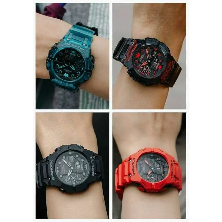 CASIO G-SHOCK BLUETOOTH TURQUOISE BLUE SKELETON LIMITED MODEL MEN WATCH  GA-B001G-2AJF