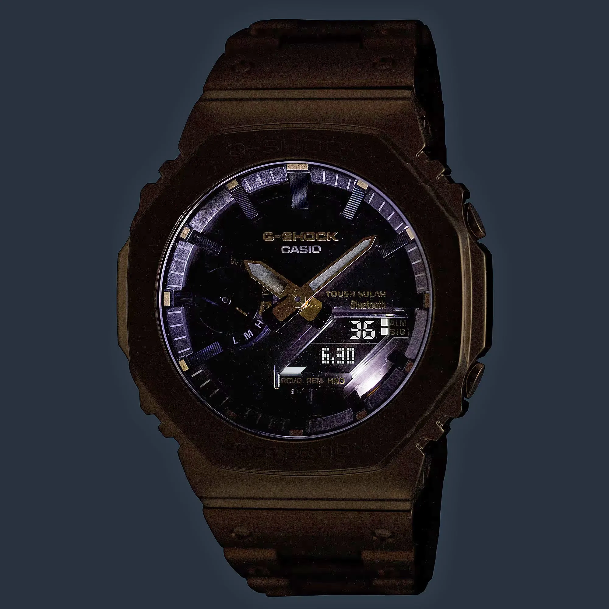 Casio G-Shock Full Metal Gold Steel Solar Bluetooth 2100 CasiOak GMB2100GD-9A