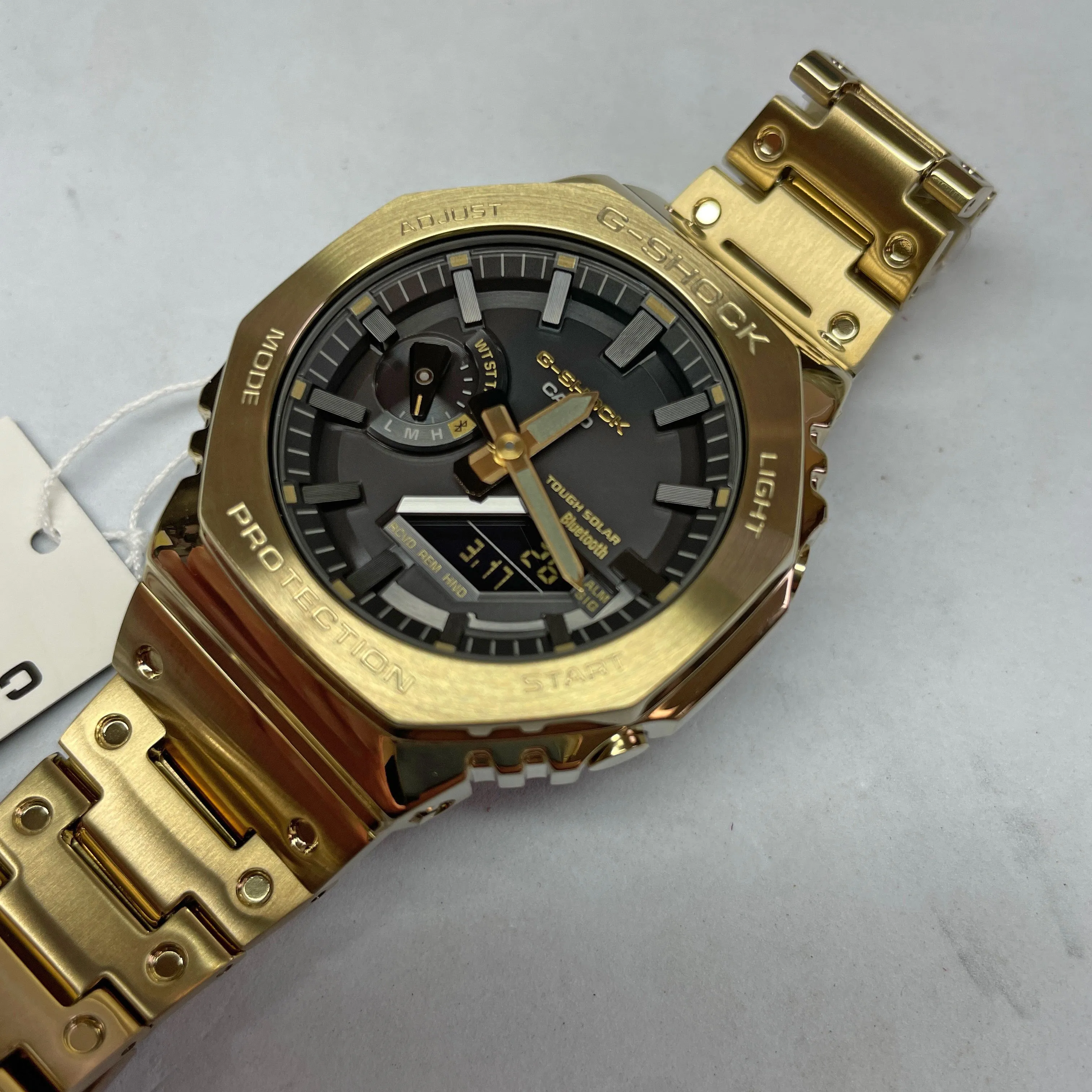 Casio G-Shock Full Metal Gold Steel Solar Bluetooth 2100 CasiOak GMB2100GD-9A