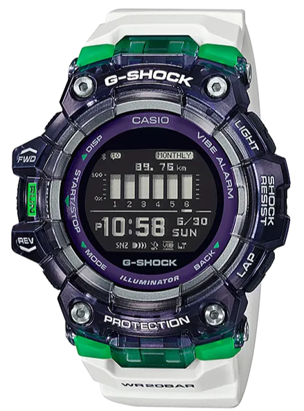 Casio G-Shock G-Squad Smartphone Link Bluetooth Skeleton GBD-100SM-1A7